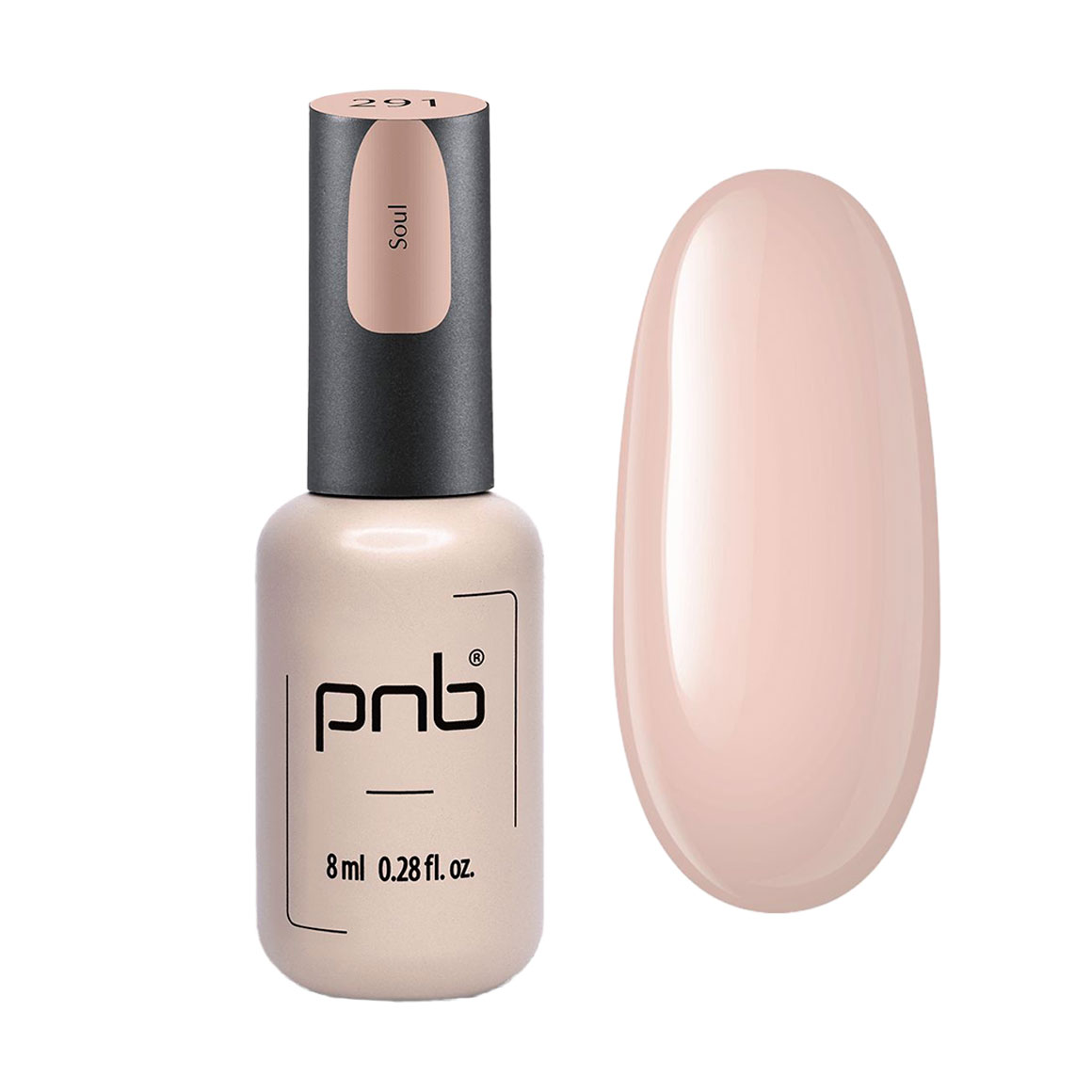 Гель-лак для нігтів PNB Gel Polish UV/LED 291 Soul, 8 мл